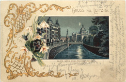 Gruss Aus Leipzig - Litho - Leipzig