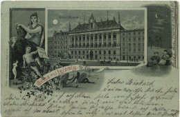 Gruss Aus Leipzig - Litho - Leipzig