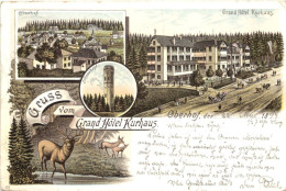 Oberhof - Gruss Vom Grand Hotel Kurhaus - Litho - Oberhof