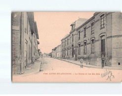 GIVRY EN ARGONNE : La Mairie Et Rue Des Bois - Très Bon état - Givry En Argonne