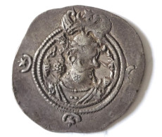 SASANIAN KINGS. Khosrow IV Ca. 630 To 636 AD. AR Silver  Drachm  Year 2 Mint BYS RARE - Orientale