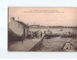 GAVRES : Le Débarcadère, Au Loin Port-Louis, Vedettes Faisant Le Service De Lorient à Gavres - Très Bon état - Lorient