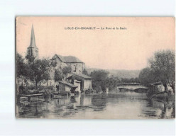 LISLE EN RIGAULT : Le Pont Et La Saule - état - Other & Unclassified