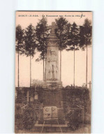 MERCY LE BAS : Monument Aux Morts De 1914-18 - état - Other & Unclassified