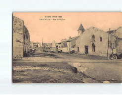 DROUVILLE : Rue De L'Eglise - état - Sonstige & Ohne Zuordnung