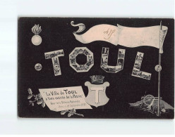 TOUL : Carte Souvenir - état - Toul