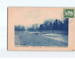 EURVILLE : Château Des Réaux, Vue Prise Du Parc En Temps D'inondation - état - Autres & Non Classés