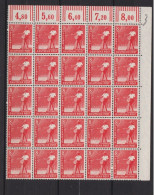 25  Timbres Neufs **  Mi : 945  Haut  De Feuille  1947  8 Pfennig Deutsche Post - Neufs