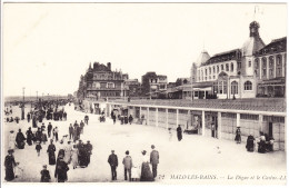 59 - DUNKERQUE - MALO LES BAINS-  LA DIGUE ET LE CASINO - Malo Les Bains