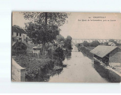 CHANTILLY : Les Quais De La Canardière, Pris Au Lavoir - état - Chantilly