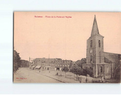 RAISMES : Place De La Poste Et L'Eglise - Très Bon état - Raismes