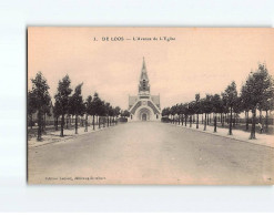 DE LOOS : L'avenue De L'Eglise - Très Bon état - Loos Les Lille