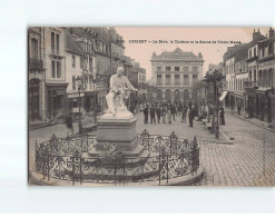 LORIENT : La Bôve, Le Théâtre Et La Statue De Victor Massé - état - Lorient