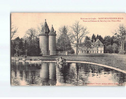 SAINT SULPICE SUR RILLE : Tours Et Château Du Souchey Avec Pièce D'Eau - état - Autres & Non Classés