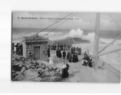BIARRITZ : Effet De Vagues à La Digue De La Vierge - Très Bon état - Biarritz