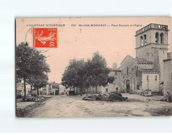 BILLOM BONGHEAT : Place Centrale Et L'Eglise - état - Autres & Non Classés