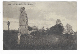 CPA ROCLINCOURT, L'EGLISE EN RUINES, PAS DE CALAIS 62 - Other & Unclassified