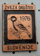 Bird Society Of Slovenia For Breeding Birds 1976 Slovenia Pin - Animals