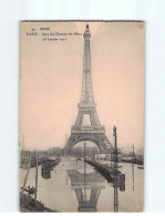 PARIS : Inondation 1910, Gare Du Champs De Mars, La Tour Eiffel - Très Bon état - De Overstroming Van 1910