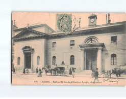 PARIS : Eglise Saint-Louis D'Antin, Lycée Condorcet - état - Churches