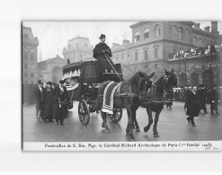 PARIS : Funérailles De Son éminence Monseigneur Le Cardinal Richard, Archevêque De Paris, 1908 - Très Bon état - Andere & Zonder Classificatie