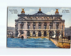 PARIS : Si à Paris Il Y Avait La Mer, Le Théâtre De L'Opéra, Carte Humoristique - Très Bon état - Andere Monumenten, Gebouwen