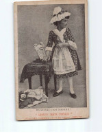 PARIS : ""On Sonne ! C'est Madame!"", ""Lessive Carte Postale"" - état - Autres & Non Classés