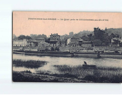 FONTAINES SUR SAONE : Le Quai Pris De Collonges Au Mont-d'or - Très Bon état - Andere & Zonder Classificatie