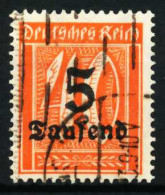 D-REICH INFLA Nr 277 Gestempelt X6B4416 - Used Stamps