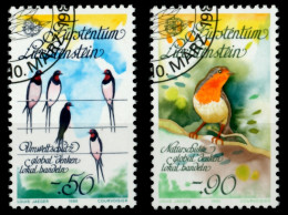 LIECHTENSTEIN 1986 Nr 893-894 Gestempelt SB49F56 - Gebraucht