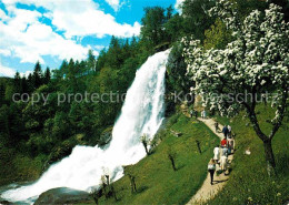 72691284 Norheimsund Steindalsfossen Wasserfall Norheimsund - Norwegen