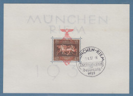 Deutsches Reich Block 10 Braunes Band 1937 Sauber Gestempelt Mit Sonder-O - Used Stamps