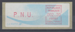 Frankreich Crouzet-ATM Komet C001.75500, Wert PNU 2,20 - Other & Unclassified