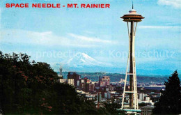 72689753 Seattle Space Needle And Mount Rainier - Otros & Sin Clasificación