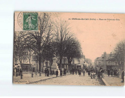 CHATEAU DU LOIR : Place De L'Hôtel De Ville - état - Chateau Du Loir