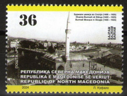 NORTH MACEDONIA 2024 - BAYRAM,BURMALI MOSQUE IN SKOPJE MNH - Macedonia Del Norte