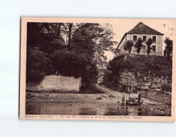 MARNAY : Un Coin Des Remparts Et Pont De L'Entrée Du Vieux Château - état - Marnay