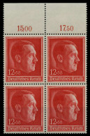 3. REICH 1938 Nr 664 Postfrisch VIERERBLOCK ORA X77D4D2 - Ungebraucht