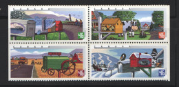 2000  Rural Mail Boxes Se-tenant Block Of 4 Sc 1852a MNH - Ongebruikt