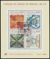 PORTUGAL Block 46 Zentrisch Gestempelt S018BD6 - Blocs-feuillets