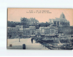 LE TREPORT : Les Quais Et Le Pont De La Retenue - Très Bon état - Le Treport