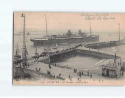 LE HAVRE : La Touraine Sortant Du Port -état - Portuario