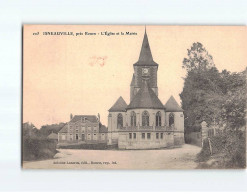 ISNEAUVILLE : L'Eglise Et La Mairie - Très Bon état - Autres & Non Classés