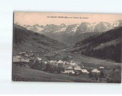 LE GRAND BORNAND : Vue Générale Et La Chaîne De Aravis - Très Bon état - Le Grand Bornand