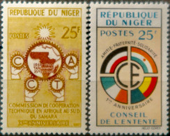 LP3844/2269 - NIGER - 1960 - Divers - N°109 à 110 NEUFS* - Níger (1960-...)