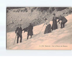 CHAMONIX : Sur Le Glacier Des Bossons - Très Bon état - Chamonix-Mont-Blanc