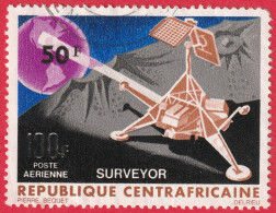 N° Yvert & Tellier PA64 - Rép. Centrafricaine (1968) (Oblitéré) - Engin Spatial (Surveyor) - Zentralafrik. Republik