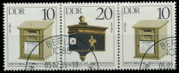 DDR ZUSAMMENDRUCK Nr WZd 618 Gestempelt 3ER STR X0A1BEE - Zusammendrucke