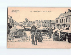 FAUVILLE : La Place Du Marché - état - Andere & Zonder Classificatie