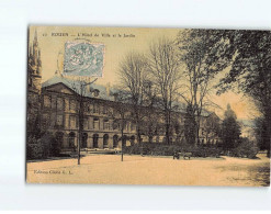 ROUEN : L'Hôtel De Ville Et Le Jardin - état - Rouen